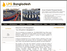 Tablet Screenshot of lpgbangladesh.com